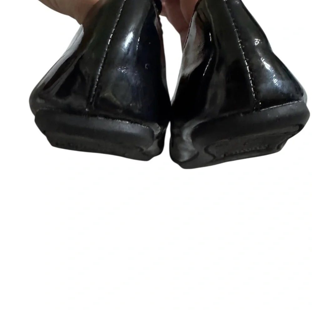 Healthtex Black Ballet Flats with Pink Interior